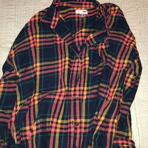 Plaid button up